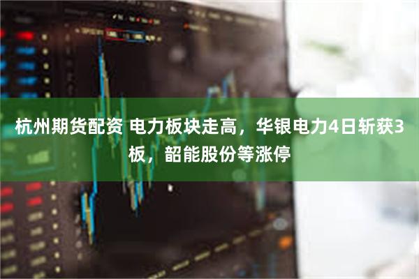 杭州期货配资 电力板块走高，华银电力4日斩获3板，韶能股份等涨停