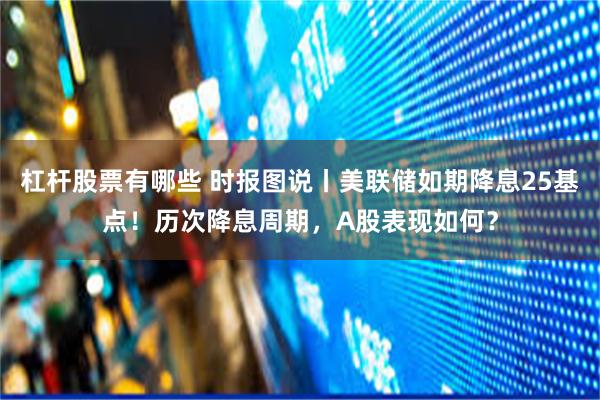 杠杆股票有哪些 时报图说丨美联储如期降息25基点！历次降息周期，A股表现如何？