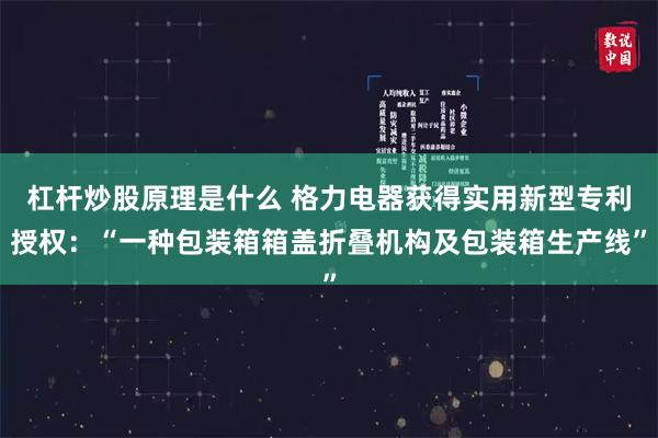 杠杆炒股原理是什么 格力电器获得实用新型专利授权：“一种包装箱箱盖折叠机构及包装箱生产线”